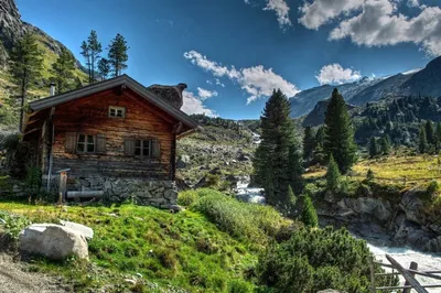 Дома в альпах фото фотографии