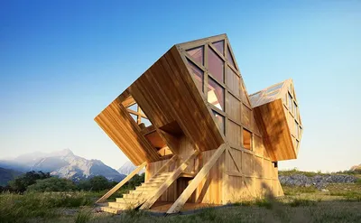 Дома из бруса в стиле шале: воплощая мечты о домике в Альпах