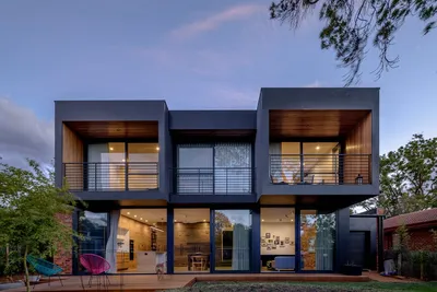 Современный двухэтажный дом в Австралии - Zefirka