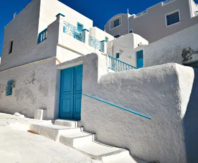 Красивые дома Греции