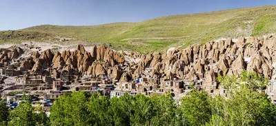 Дома в Kandovan, Иране стоковое изображение. изображение насчитывающей  долина - 95838367