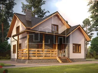 Построить дом в Липецке, строительство коттеджа Проект 127,2 - цена в  ипотеку, планировка