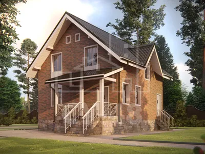 Построить дом в Липецке, строительство коттеджа Проект 115,5 - цена в  ипотеку, планировка
