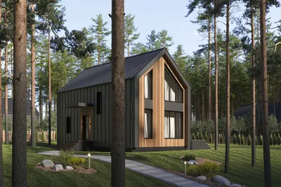 Дом в норвежском стиле, травяная …» — создано в Шедевруме