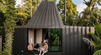Небольшой современный домик на холме в Новой Зеландии 〛 ◾ Фото ◾ Идеи ◾  Дизайн