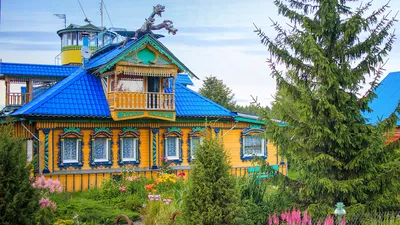 Дома из кирпича в русском стиле под ключ в Московской области.