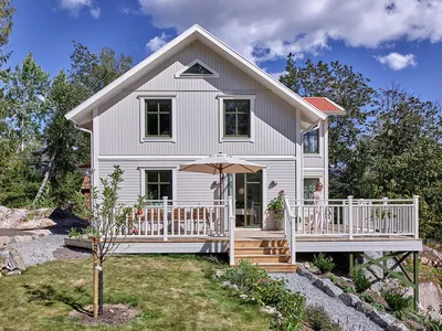 Новый дачный дом в Швеции, построенный в традиционном стиле 〛 ◾ Фото ◾ Идеи  ◾ Дизайн