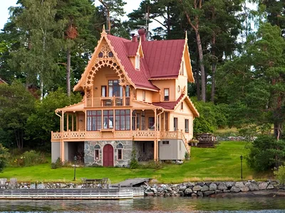 Просто и эффектно: интерьер загородного дома в Швеции — INMYROOM