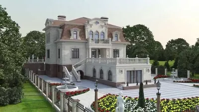 Проект элитного загородного дома в стиле барокко - YouTube