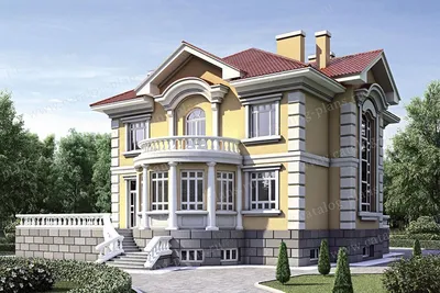 Роскошный дом в стиле барокко, фото