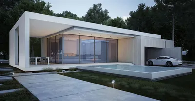 Дизайн интерьера дома 201 кв.м в стиле минимализм - портфолио ГК «Фундамент»