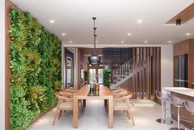 Создайте свой уголок природы в доме с вертикальным озеленением
