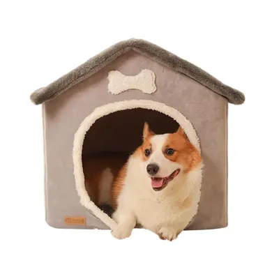 Мягкий домик для собак и кошек Pet Hut,мягкая теплая лежанка для котов: 210  грн. - Зоотовары Киев на Olx