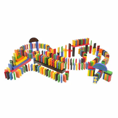 28-Piece Outdoor Lawn Wood Domino Set | Escalade Sports