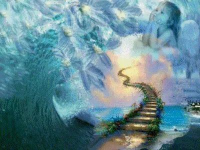 Дорога в рай сквозь облака» — создано в Шедевруме