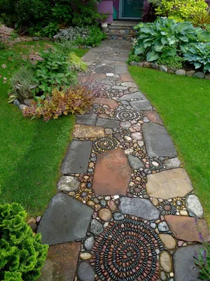 Мощение садовых дорожек: брусчаткой, камнем, бетоном, плитой на даче
