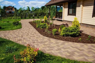 Самостоятельное мощение садовых дорожек тротуарной плиткой или клинкерным  кирпичом - Стройте сами. Ремонт своими руками
