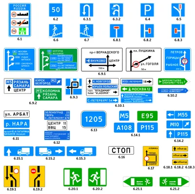 Картинки знаков дорожного движения - 75 фото