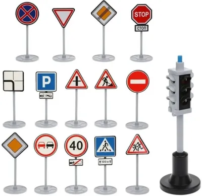 Набор дорожных знаков «Дорожные знаки», 14 шт. по оптовой цене в Астане