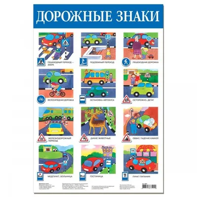 Мягкий детский коврик-пазл - Дорожные знаки (MDP-30309) по выгодным ценам в  Москве