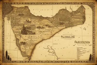 1910 MAP ~ PALESTINE HOLY LAND SAMARIA GALILEE DECAPOLIS JUDEA | eBay