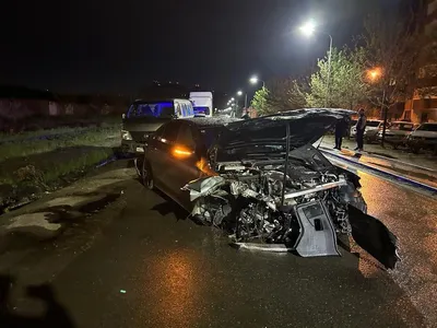 На пересечении Юнусалиева и Медерова произошло ДТП. Фото и видео