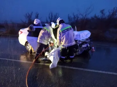 Три человека пострадали в ДТП под Бахчисараем – спасатели (+фото)