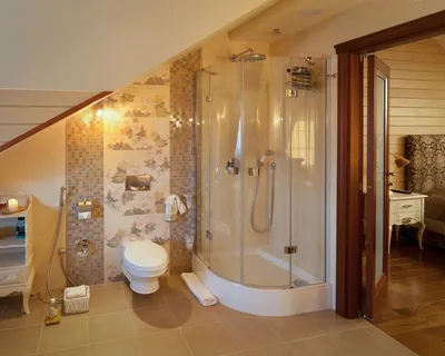 Дизайн ванной комнаты с душевой кабиной: 90 фото интерьеров, идеи для  ремонта | Hoff