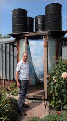 Садовый душ на даче: 42 фото-идеи для летнего дачного душа своими руками на  участке и во дворе | Houzz Россия