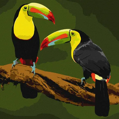 Современный постер с птицами ПТИЦЫ купить в интернет-магазине