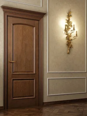 Высокие межкомнатные двери в эмали в классическом интерьере — СВОЁ