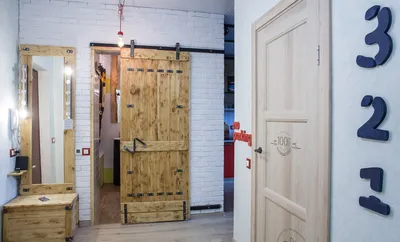 Двери в стиле Лофт своими руками. Как декорировать дверь в старом стиле  просто. - YouTube