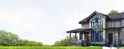 102-09 - типовой проект двухэтажного дома из кирпича с мансардой до 150 кв