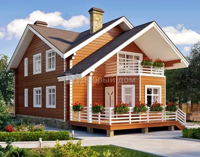 Rg5595 двухэтажный дом с террасой и балконом | Создайте дом своей мечты с  RuPlans. Наши идеальные проекты домов учитывают ваши пожелания.Ваша мечта  начинается с RuPlans | Дзен