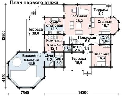 Проекты домов с бассейном: строительство под ключ, цены в Краснодарском крае