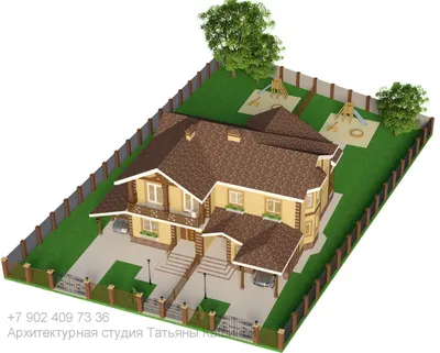 Проекты домов на две семьи. Двухэтажный двухквартирный дом. (ID#5750619),  цена: 3.50 руб., купить на Deal.by