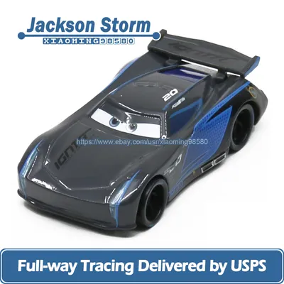 Carrera GO!!! Race Car - Jackson Storm Glow Racer | Thimble Toys