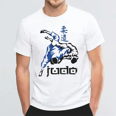 Футболка с принтом Judo, Дзюдо (id 94003697), купить в Казахстане, цена на  Satu.kz