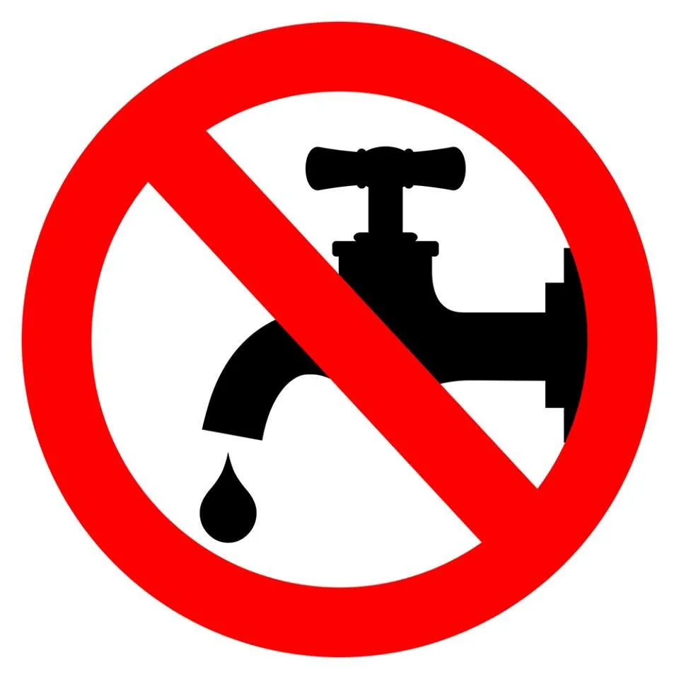 Забывают выключать воду. Перечеркнутый кран. Запрещающий знак кран с водой. Знак нет воды. Знак закрывайте кран с водой.