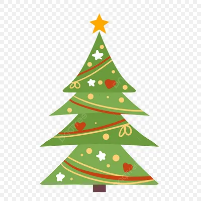 Милая елочка с пятиконечной звездой PNG , счастливый, рождество,  Декоративные картины PNG картинки и пнг PSD рисунок для бесплатной загрузки