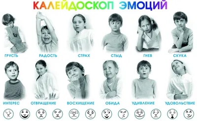 Эмоции картинки для детей детского сада - 24 фото