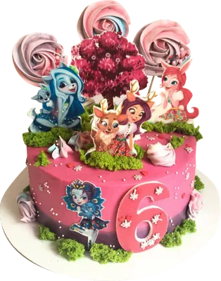 Декор для торта вафельная картинка Энчантималс PrinTort 168051939 купить за  274 ₽ в интернет-магазине Wildberries