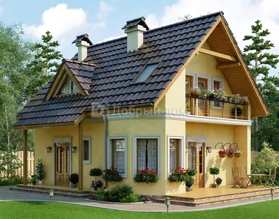 Купить Дом SV-93 – цена, фото, размеры | Строительная компания «Загородная  недвижимость Урала»