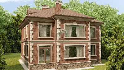 Купить Дом SV-93 – цена, фото, размеры | Строительная компания «Загородная  недвижимость Урала»