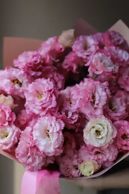 Букет из персиковой эустомы - заказать доставку цветов в Москве от Leto  Flowers
