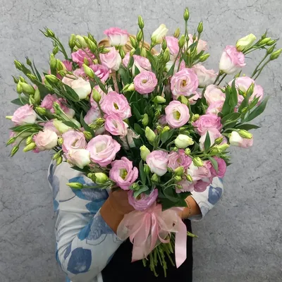 Эустома розовая искусственная H68 см (арт. 8EE428484) - купить за 1 049 ₽ в  интернет-магазине Гарден Гров