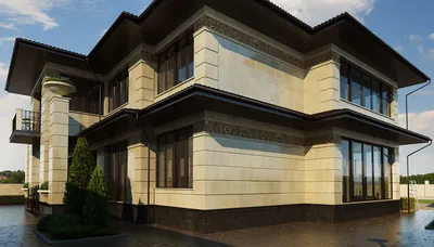 Дизайн-проект фасада дома за 3 дня по цене 6000 руб. | Зодчий