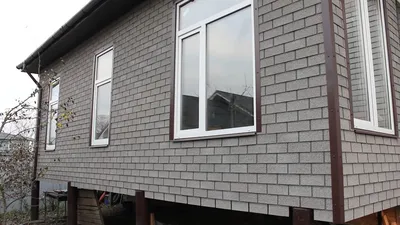 Недорогой и оригинальный фасад дома своими руками - YouTube