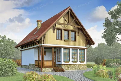 Отделка фасадов домов фахверк, в немецком и баварском стилях