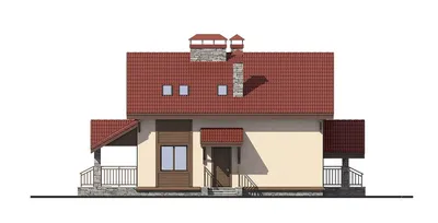 70-45 - Проект каркасного дома в немецком стиле, общая площадь 127м² |  Проекты Домов - Catalog-Dom.ru | Дзен